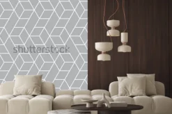 Naklejka: Wektor wzór nowoczesna stylowa tekstura. powtarzające się geometryczne