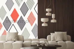 Naklejka: Wektor wzór nowoczesna stylowa tekstura. geometryczny ornament