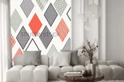 Naklejka: Wektor wzór nowoczesna stylowa tekstura. geometryczny ornament