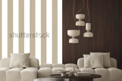 Naklejka: Wektor wzór z szerokimi liniami pionowymi