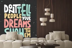 Naklejka: Wektorowa karta z ręcznie narysowany unikalny element typograficzny