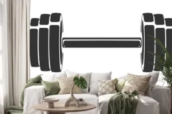 Naklejka: Wektorowa ręka rysująca sylwetka odizolowywająca na białym tle