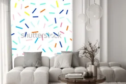 Naklejka: Wektorowy bezszwowy śliczny i ostry wzór junakowania