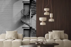 Naklejka: Wendeltreppe / eine wendeltreppe und feuerleiter eines industriegebäudes