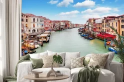 Naklejka: Wenecja - most rialto i canal grande