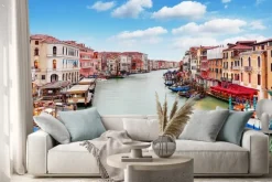 Naklejka: Wenecja - most rialto i canal grande