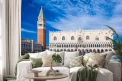 Naklejka: Wenecja z placu św we włoszech