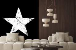 Naklejka: White star