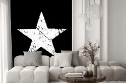 Naklejka: White star