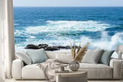 Naklejka: Widok na fale na oceanie