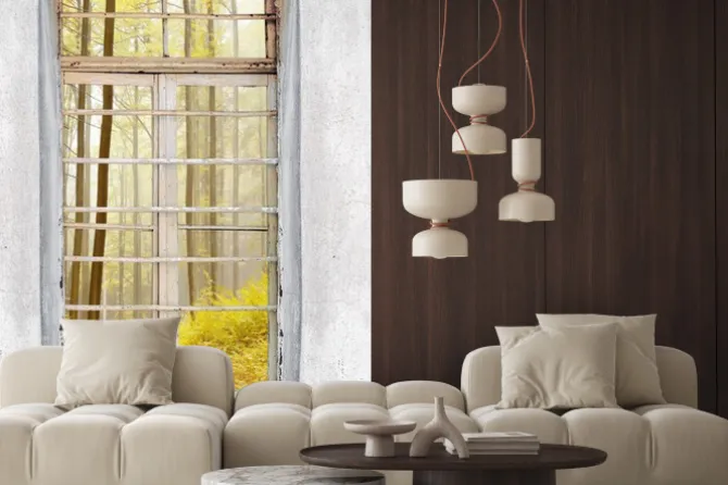 Naklejka: Widok przez okno na las