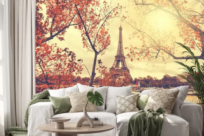 Naklejka: Wieża eiffla w paryżu