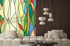 Naklejka: Wielobarwny witraż
