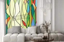 Naklejka: Wielobarwny witraż