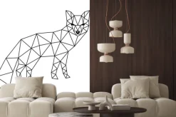 Naklejka: Wielokątne fox