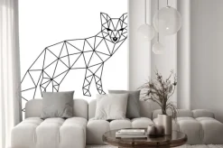 Naklejka: Wielokątne fox