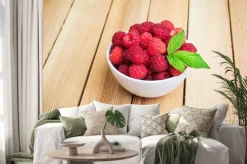 Naklejka: Świeżych malin