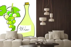 Naklejka: Wino