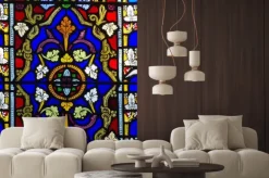 Naklejka: Witraż wzór