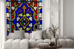 Naklejka: Witraż wzór