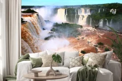 Naklejka: Wodospad / iguazu falls w argentynie