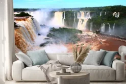Naklejka: Wodospad / iguazu falls w argentynie