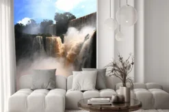 Naklejka: Wodospad / iguazu falls w argentynie