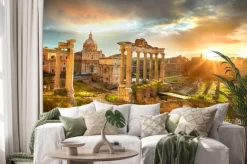 Naklejka: Wschód słońca nad forum romanum