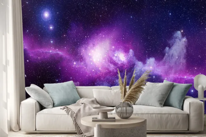 Naklejka: Wszechświat pełen gwiazd, mgławic i galaktyki