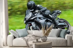 Naklejka: Wyścigi motocyklowe