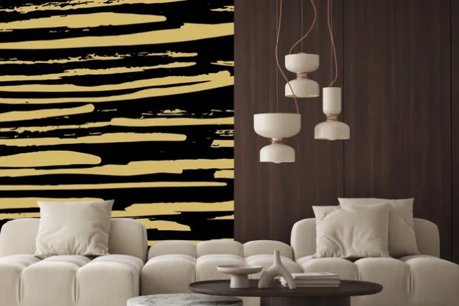 Naklejka: Wyciągnąć rękę bez szwu desenie. wektor nowoczesne tło paskiem