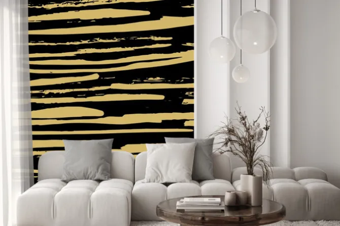 Naklejka: Wyciągnąć rękę bez szwu desenie. wektor nowoczesne tło paskiem