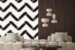 Naklejka: Wyciągnąć rękę chevron szwu