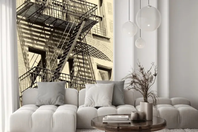 Naklejka: Wyjście pożarowe