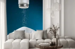 Naklejka: Wylewanie soli z puli soli