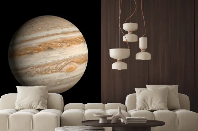 Naklejka: Wyraźna powierzchnia jowisza