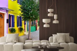 Naklejka: Wyspa burano, wenecja.