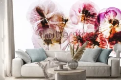 Naklejka: Wysuszone kwiaty