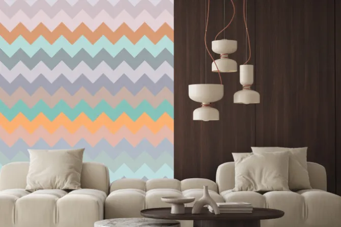 Naklejka: Wzór chevron