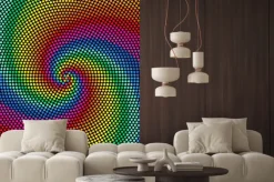 Naklejka: Wzór color wheel