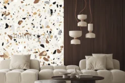 Naklejka: Wzór podłogi lastryko. tło z teksturą powierzchni