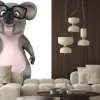 Naklejka: Zabawa koala