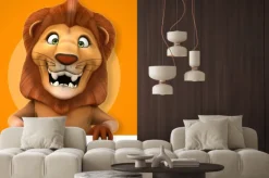 Naklejka: Zabawa lew