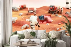 Naklejka: Załogowych misji na marsa