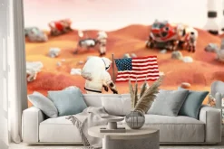 Naklejka: Załogowych misji na marsa