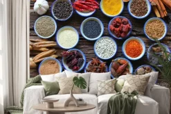 Naklejka: Zestaw egzotycznych przypraw i dodatków