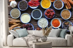 Naklejka: Zestaw egzotycznych przypraw i dodatków