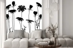 Naklejka: Zestaw elementów roślinnych