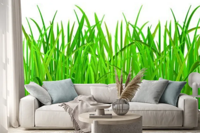 Naklejka: Zielona trawa