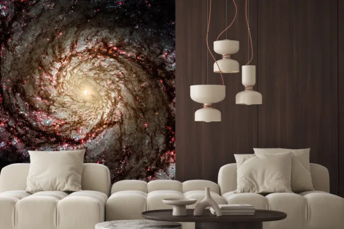 Naklejka: Zobacz obraz systemu galaxy pojedyncze elementy tego zdjęcia